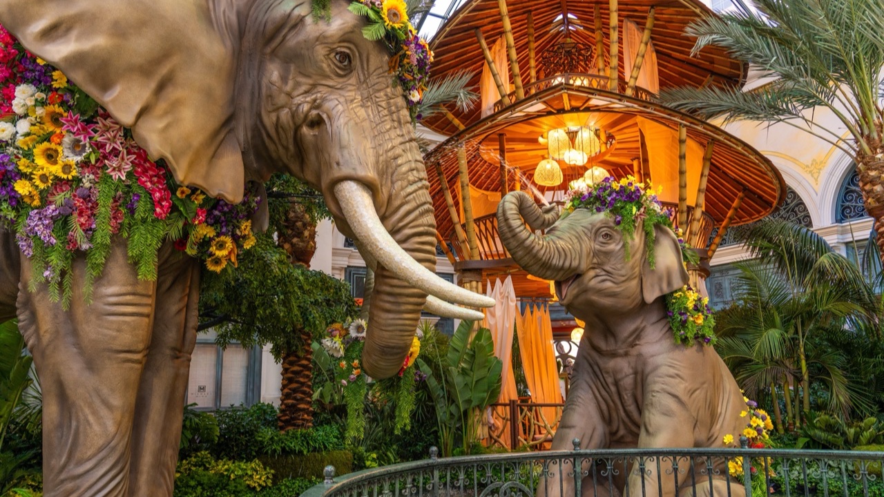 Bellagio's Conservatory Transforms Into a Jungle "Paradise" for Summer 2026