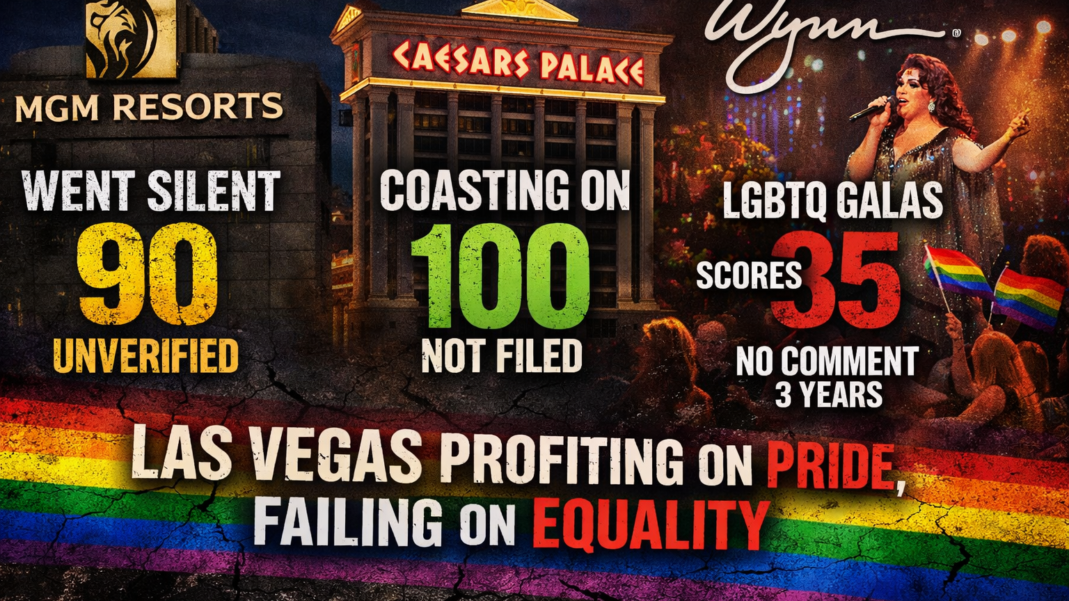 MGM Goes Quiet, Caesars Coasts, Wynn Plays Ally on Stage: Las Vegas’ CEI Credibility Crisis