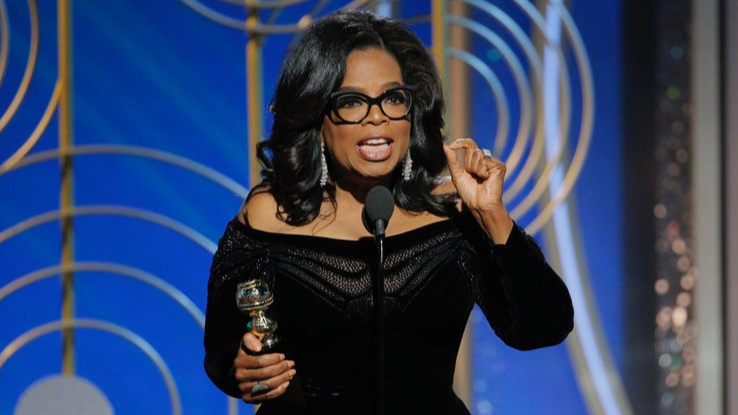 Oprah's Golden Globe acceptance speech is going to go down in HERSTORY! (Full Video)
