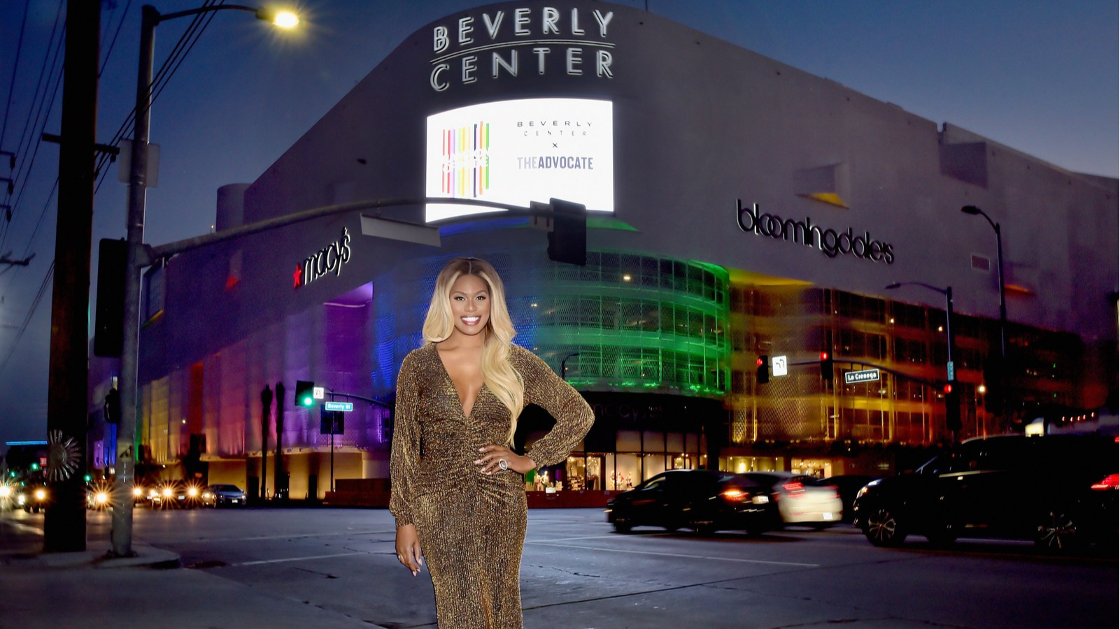 Beverly Center Shows its PRIDE by Lighting Exterior in Rainbow Colors