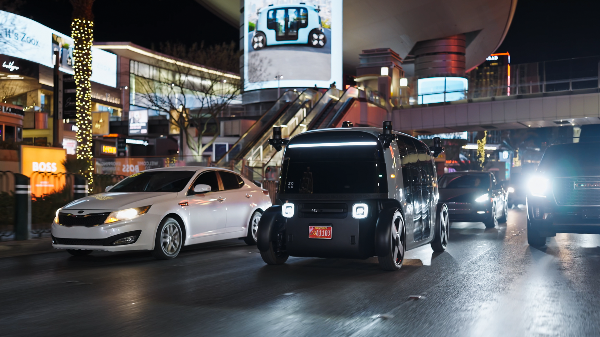 The Future Hails You: Zoox Opens Public Rides on the Strip