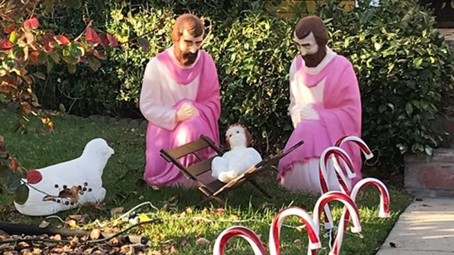 Rhode Island Bishop Condemns Gay Nativity Scene