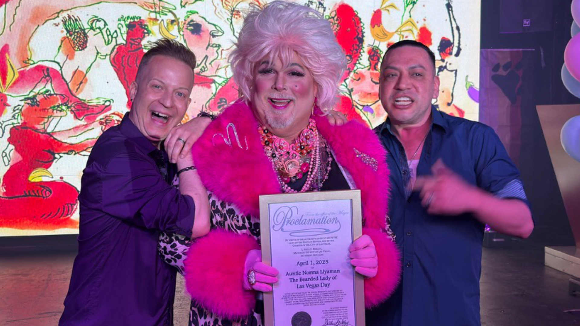 A Bearded Lady, a Proclamation, and a Legacy of Love: Auntie Norma Llyaman Honored by the City of Las Vegas