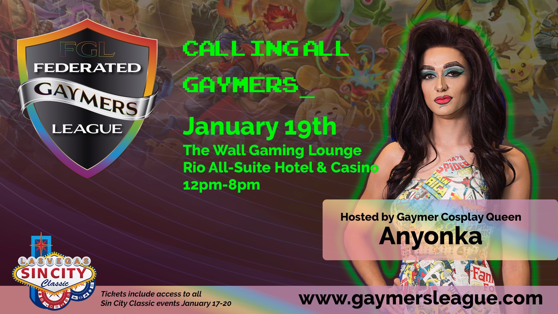Interview: Cosplay Queen, Anyonka, to host first eSports Tournament at Sin City Classic in Las Vegas